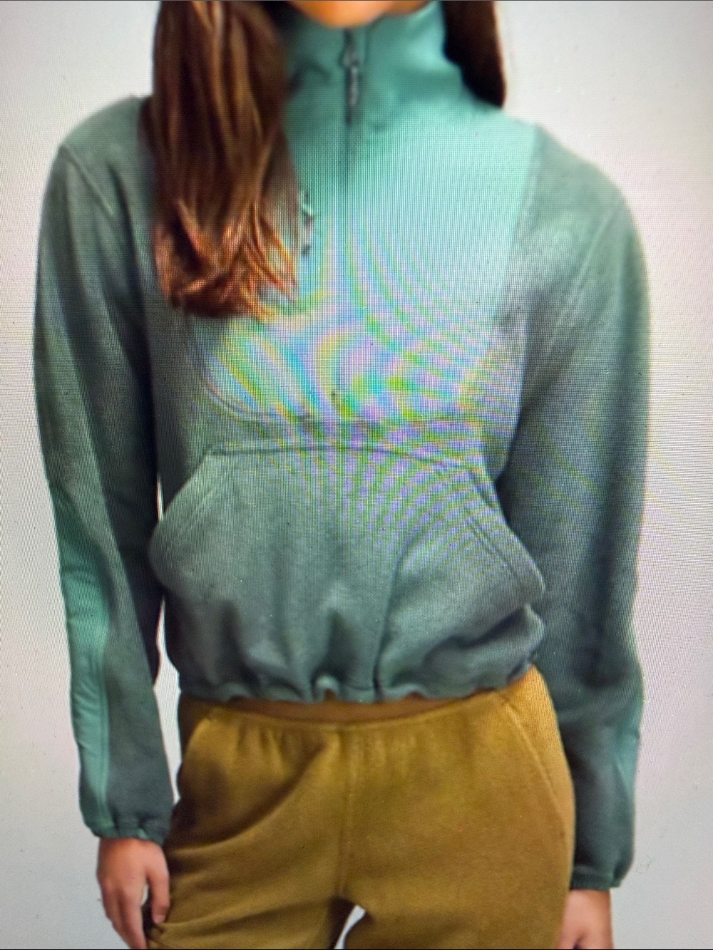 Lululemon fleece rip stop hiking pullover size 8